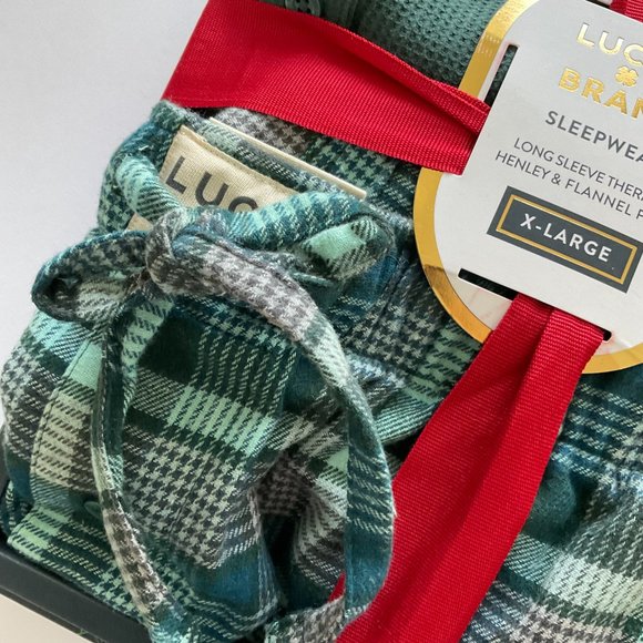 LUCKY BRAND Men's 2 Pc Sleepwear Set NIB Size XL - Picture 4 of 6